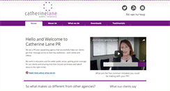 Desktop Screenshot of catherinelane.com